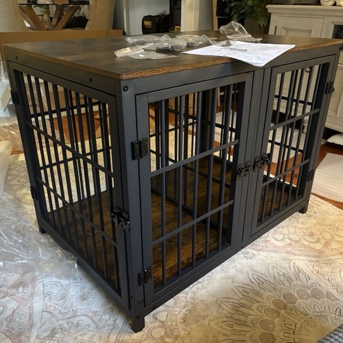 Spacious double dog crate - dog,