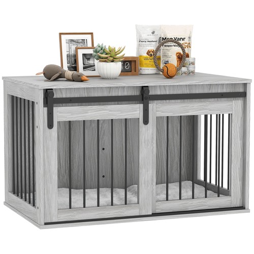 Pawhut dog crate furniture - dog,